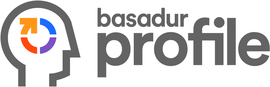 Basadur Applied Innovation head logo with an arrow in a circle representing the Basadur Profile.